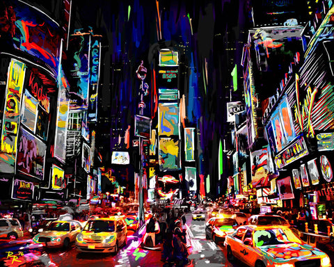 Times Square Art, New York Painting