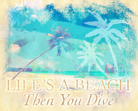 Beach Art, Beach Quote Painting, Beach Saying Art