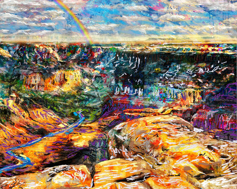 Grand Canyon, Nature Painting, Arizona Art