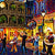 New Orleans Art Print, Mardi Gras Painting