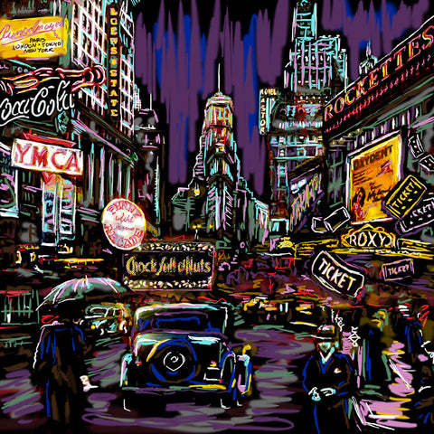New York City Art, 1930s Era Painting
