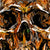 Skull Art Print, Sugar Skull Canvas, Day of the Dead painting